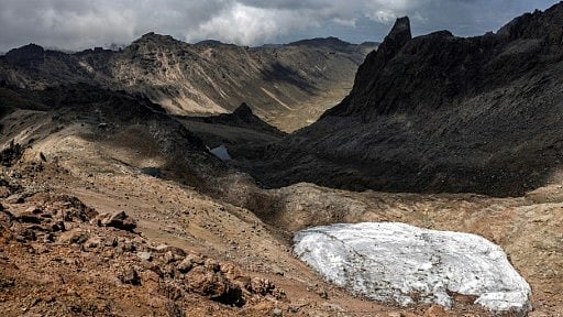 Mount Kenyas Lewis Glacier is rapidly shrinking