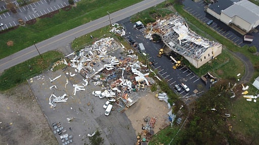 Widespread damage from the storm across several US states - null