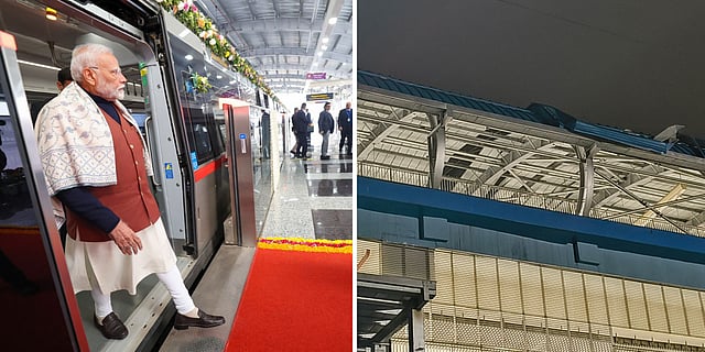 Delhi Dust Storm Rips Through Newly Inaugurated RRTS Station by PM Modi