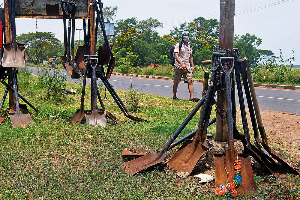 Photo: Sandipan Chatterjee : Migrant workers are no longer returning to factories