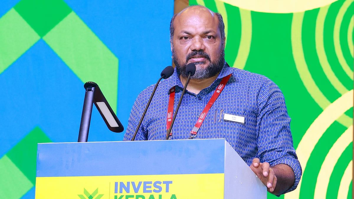 P. Rajeeve at Invest Kerala Global Summit
