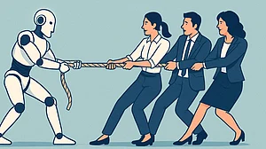 Anxious Youngsters Seek Jobs, Internships in IndiaAI Summit as Fresher Roles Shrink