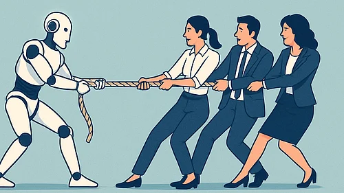 AI vs human workforce