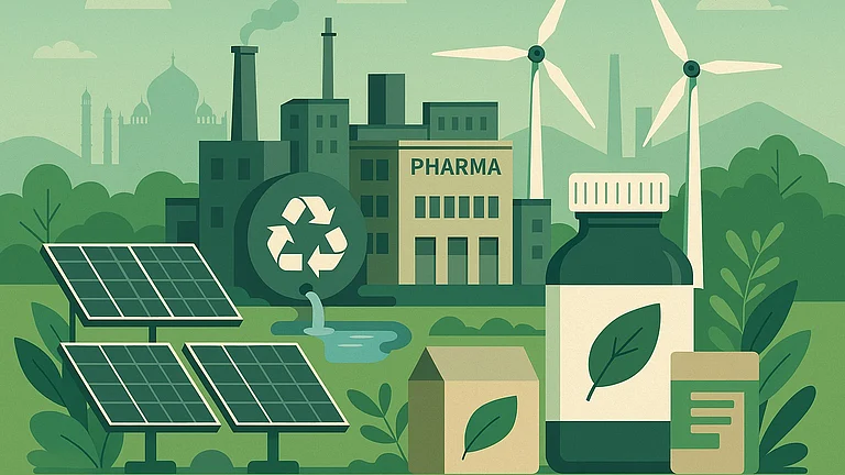 India’s pharmaceutical sector is embracing green innovation, renewable energy and sustainable practices to lead the way toward a climate-resilient future. - null
