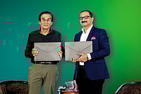 Harsh Mariwala (left) and Masood Mallick