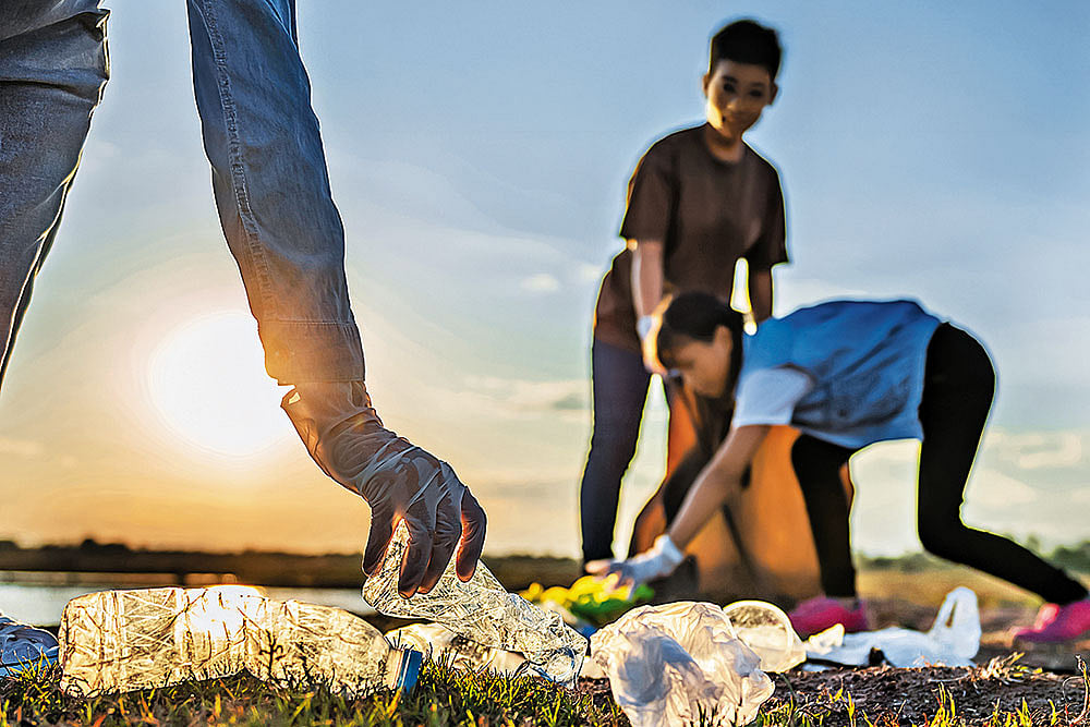 Plastic waste collection