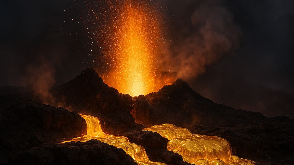 Hawaiian volcanoes reveal gold and rare metals leaking from Earth’s core, challenging previous beliefs about the planet’s interior.