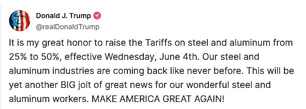 Trump on Truth Social