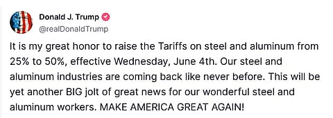 Trump on Truth Social