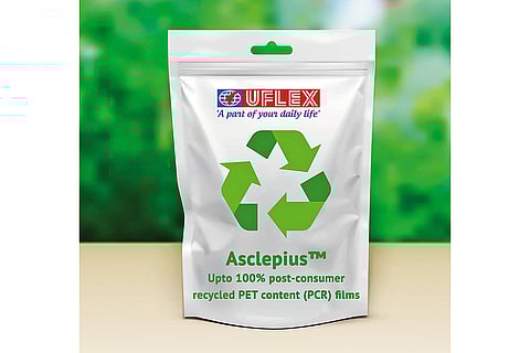 UFlex’s packaging solution made with post-consumer recycled content (PCR)
