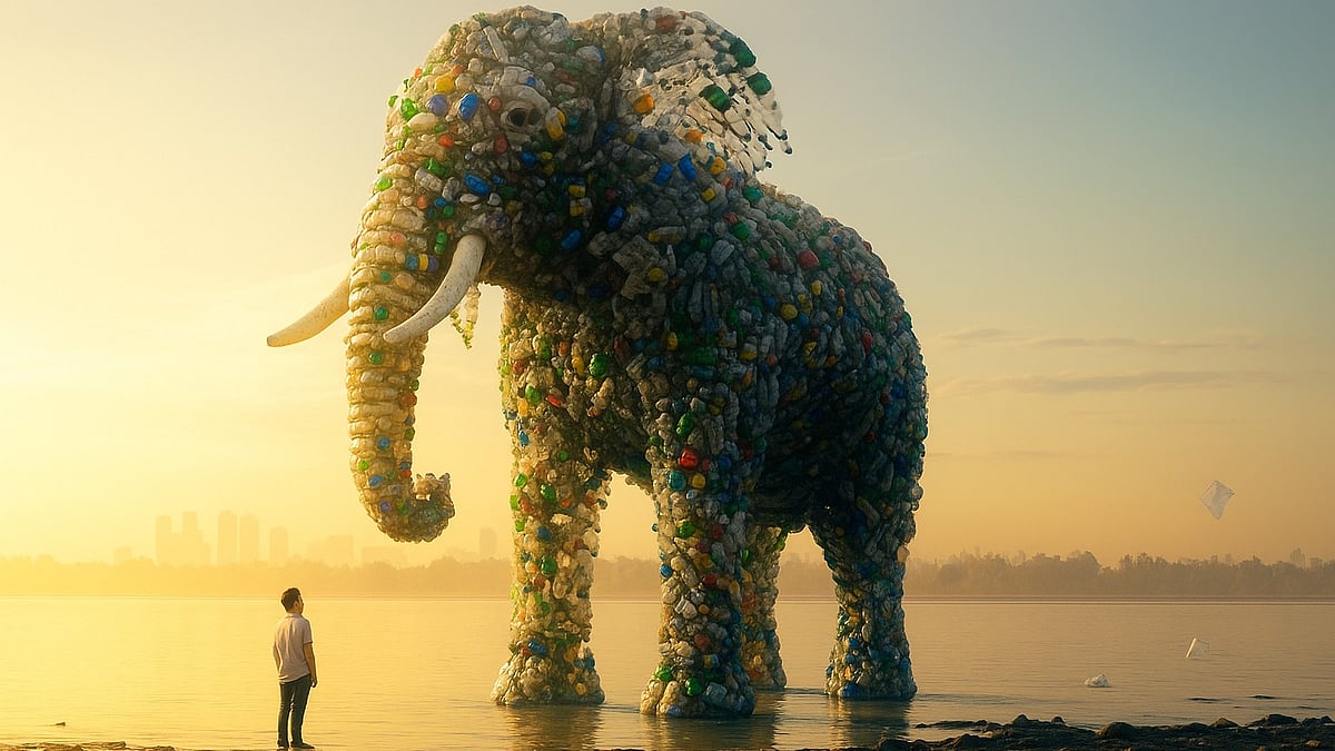 Overwhelming scale of plastic pollution and its impact on nature and future generations.
