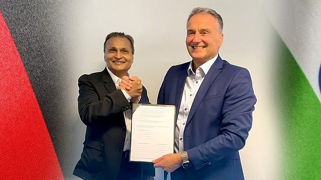 Anil Ambani Discusses Urgent Supply of Vulcano Munition to Indian Army with Diehl Defence CEO