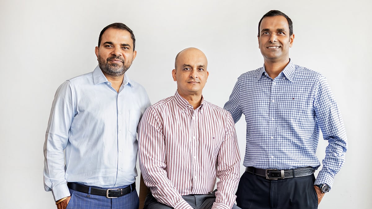 [L-R] Ratikant Satapathy, Jayaprakash Patra, Rajesh Panda, Cofounders, Techfino