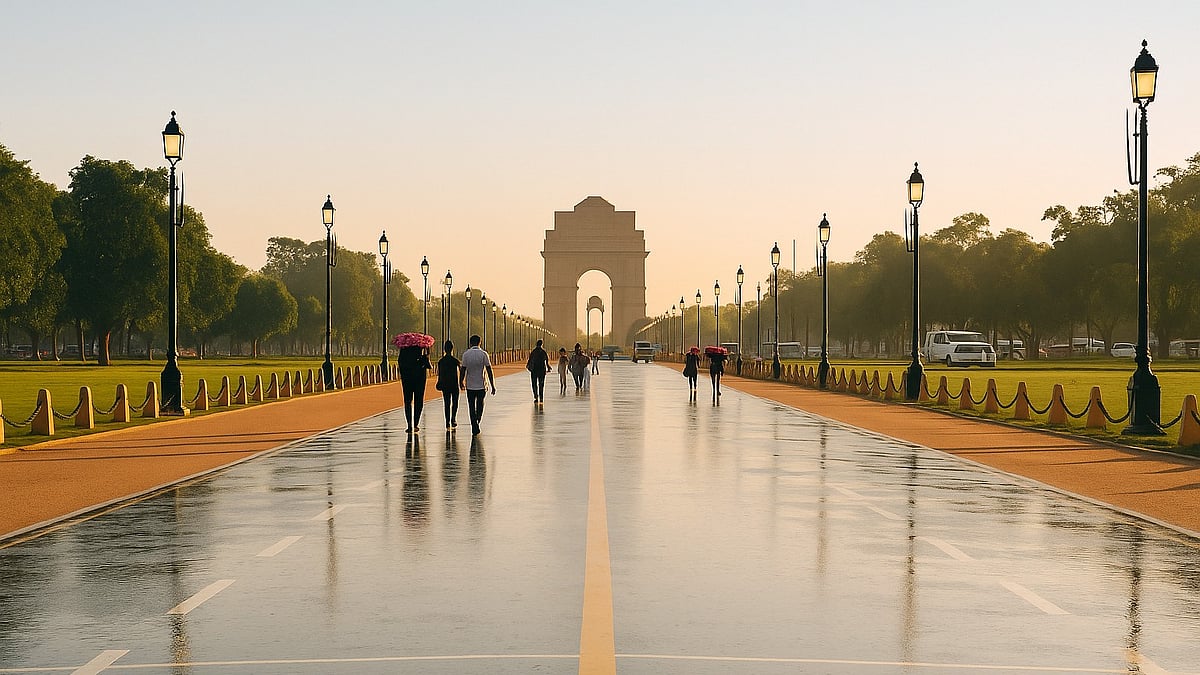 Rain clouds gather over Delhi as IMD issues Yellow Alert