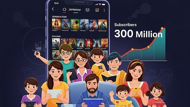 Jiohotstar Closes in On Netflix, Subscribers Touch 300 Million