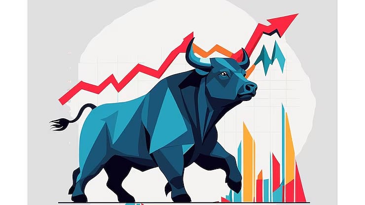 Freepik : Nifty 50 closed above 25,500 points on June 26 on the back positive global cues