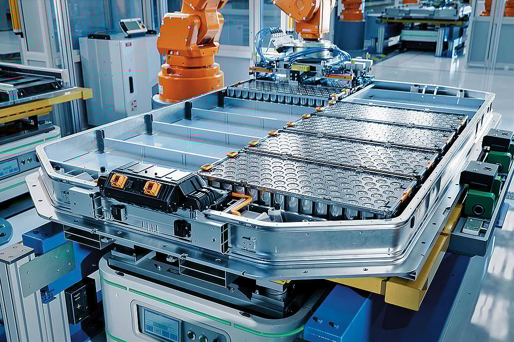 India's capacity to produce key components for electric batteries is limited