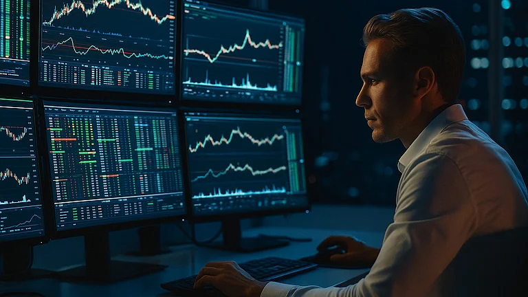 Trader trading in futures and options - null