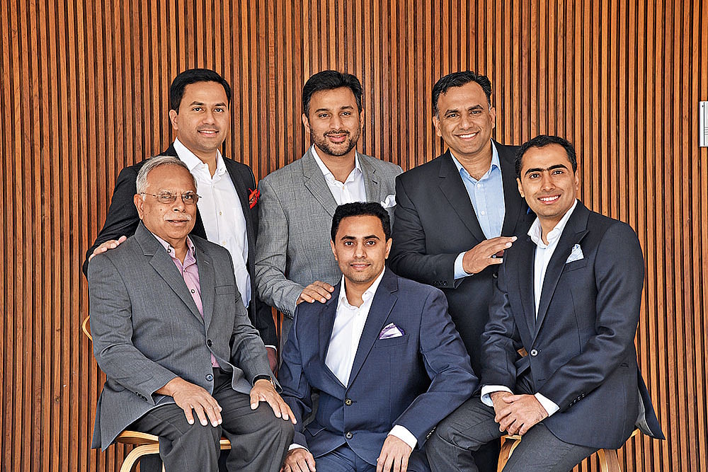 (Clockwise from left) Guru, Anirudh, Pavan, Arjun, Vishnu and Kiran