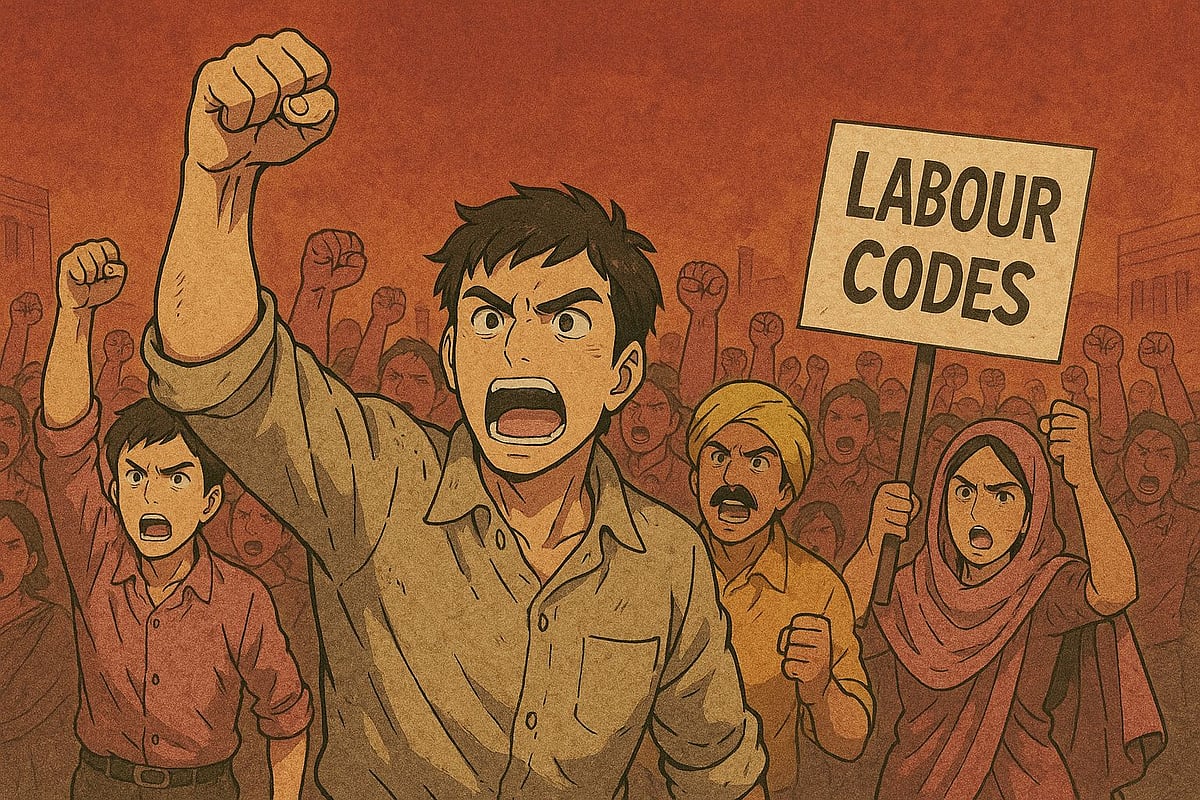 Trade unions demand repeal of labour codes