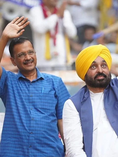 Arvind Kejriwal, Bhagwant Mann