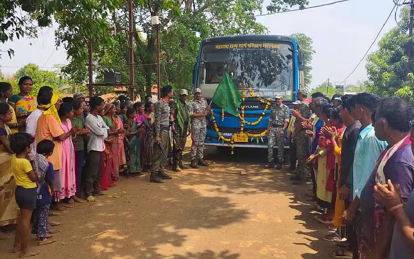 Mathrubhumi : Gadchiroli bus service