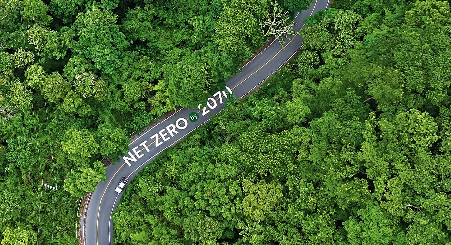 Indias net zero emissions target