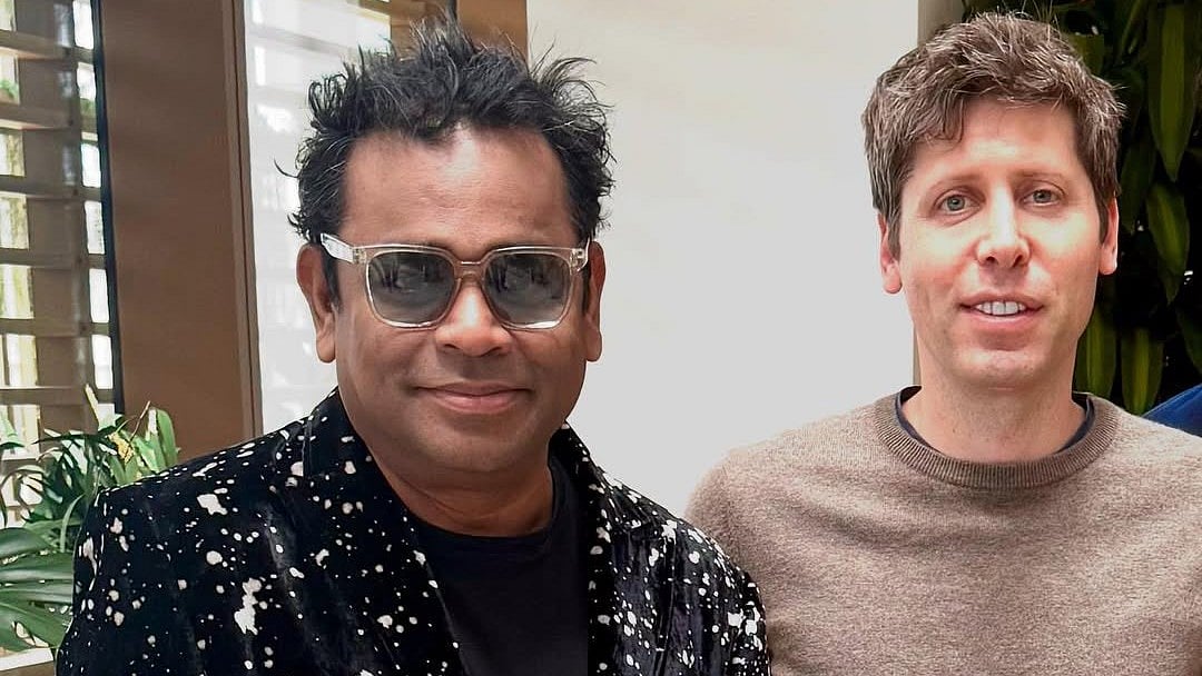 AR Rahman Meets OpenAIs Sam Altman 