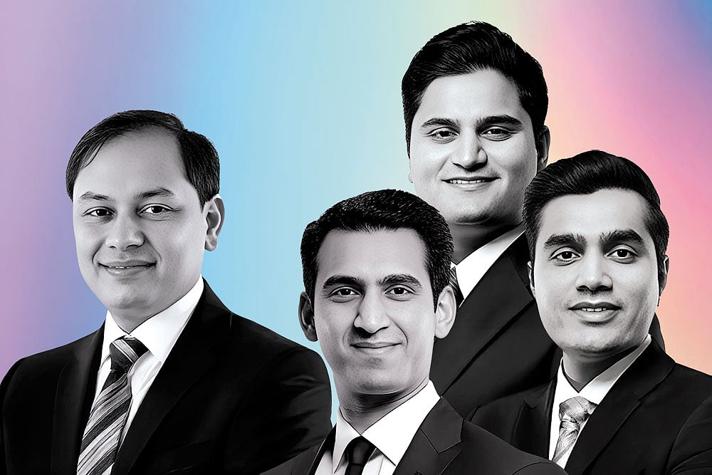 (Clockwise from left): Pranav, Jeet, Karan and Sagar