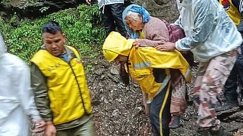 Rescue teams in action amid Uttarkashi floods and landslides