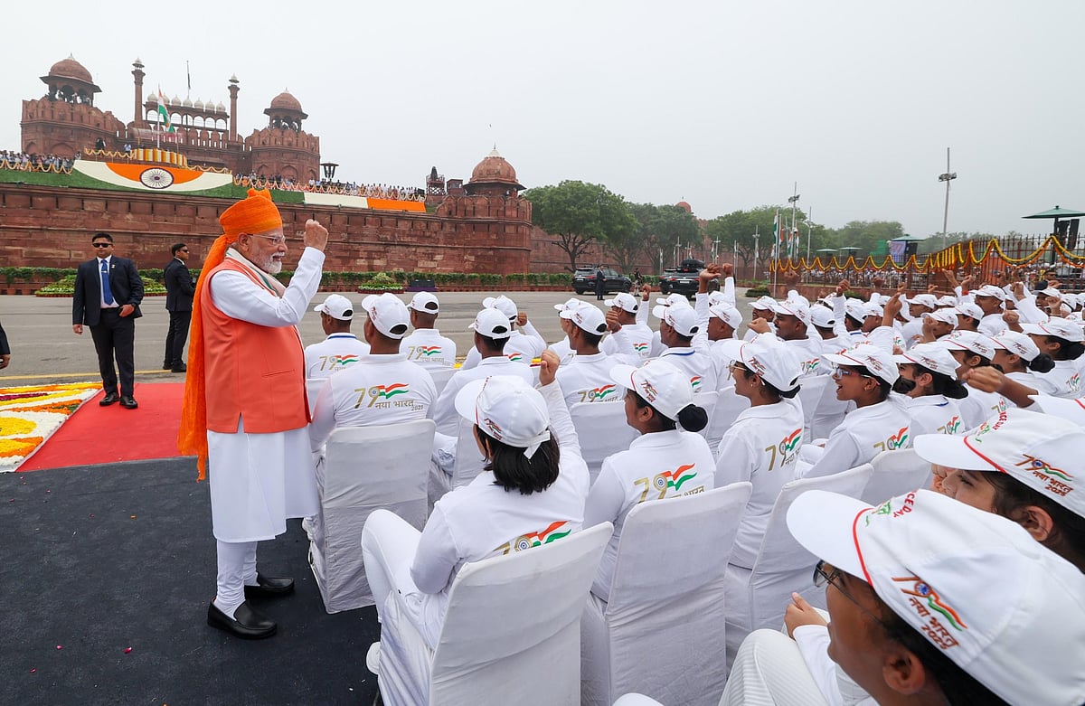 X : PM Modi at Red Fort