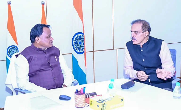 Chairman Arun Kumar Panda met Chief Minister Mohan Charan Majhi - Government Of Odisha