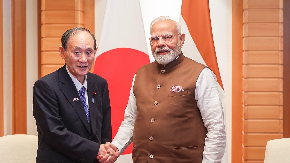 X : PM Modi And Former Prime Minister Yoshihide Suga