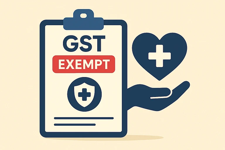GST on health and life insurance exempted - Source: AI generated