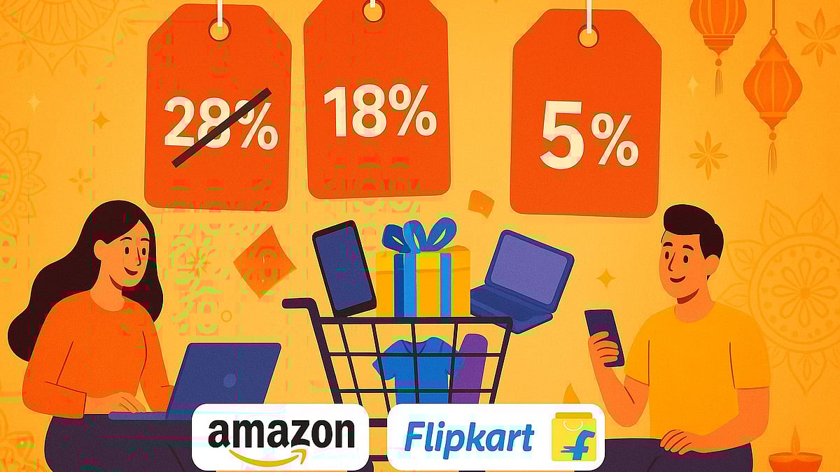 Amazon, Flipkart Eye Festive Windfall as GST Cuts Kick In