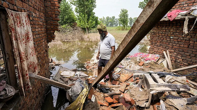 Homes devastated in Punjab floods