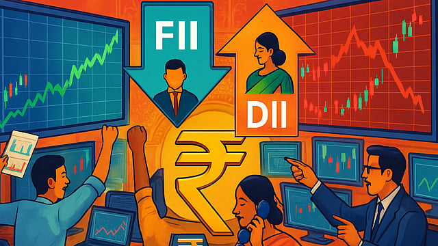 A Structural Shift: DIIs Cushion FII Exodus, Drive Ownership Flip in Indian Markets