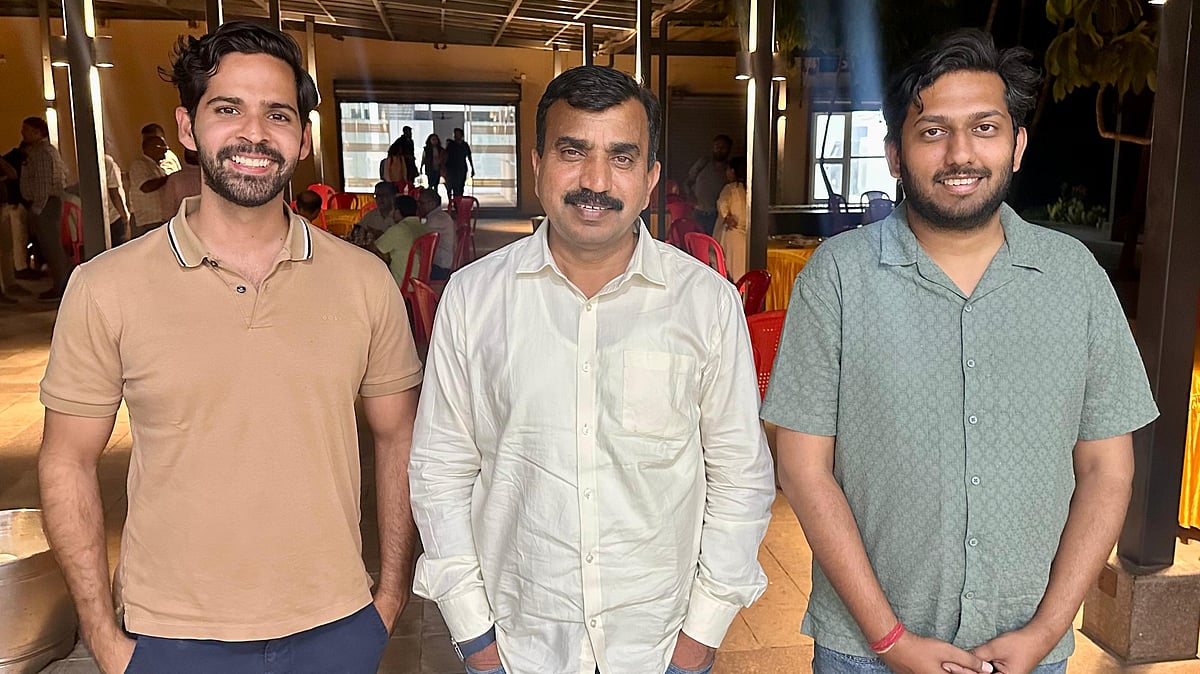 Left to Right: Azhaan Merchant, Vilas Shinde, Gourav Sanghai