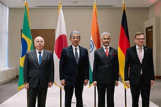 Jaishankar Pushes for UNSC Reforms at G4 FM's Meeting With Japan, Brazil & German Counterparts