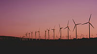 Photo by Narcisa Aciko : Wind turbines generating electricity