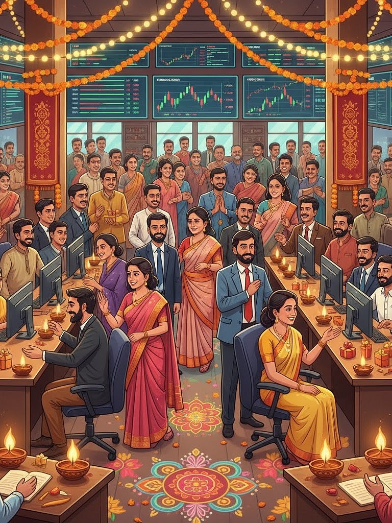 Diwali 2025: When Indian Stock Market Will Remain Closed and Muhurat Trading Kicks Off
