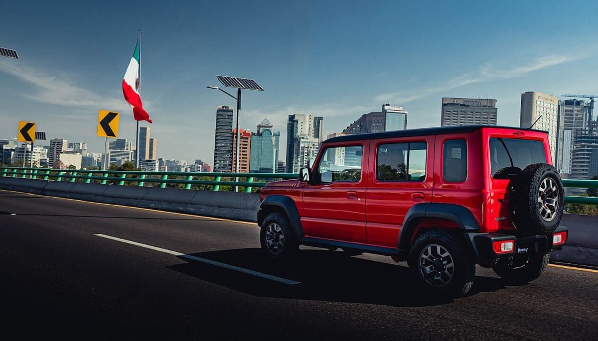 Maruti Suzukis Jimny 5-door Crosses 1 Lakh units Exports Milestone