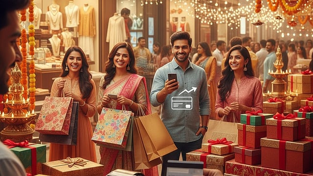 Diwali 2025: Credit Card Spending Soars as GST Cuts and Festive Deals Fuel High-Value Purchases