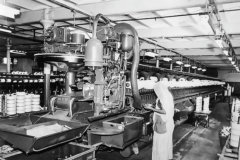 Archival photo of Mafatlal factories