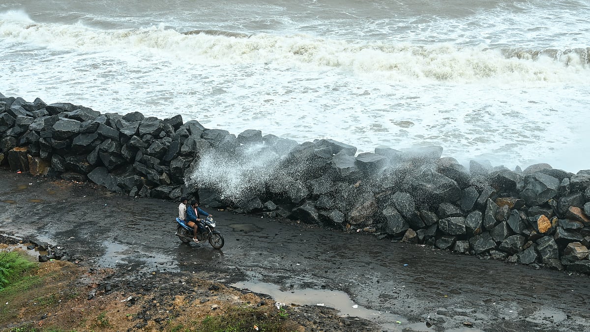 Photo by AP : Cyclone Montha in Andhra Pradesh