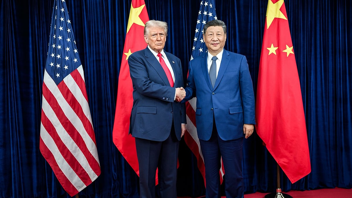 President Donald J. Trump and President Xi Jinping met in South Korea on October 30 - X_#@White House