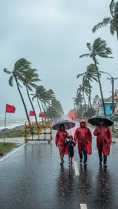 Cyclone Ditwah Heads Towards Tamil Nadu & Andhra; IMD Issues Fresh Alerts | Check Details Here