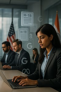 Indian Firms’ H-1B Visa Approvals Dip in FY25, US Tech Giants Ramp Up Hiring Indian Firms’ H-1B Visa Approvals Dip in FY25, US Tech Giants Ramp Up Hiring