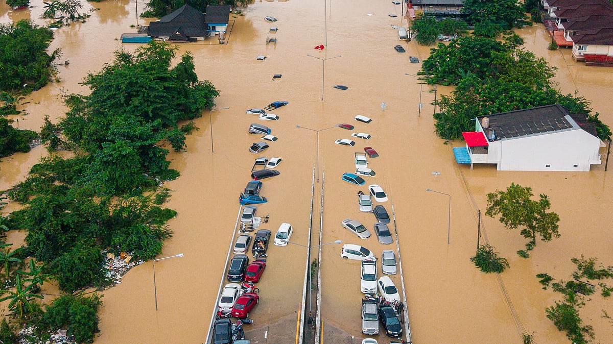 Flood-affected Southeast Asian region - Photo by AP