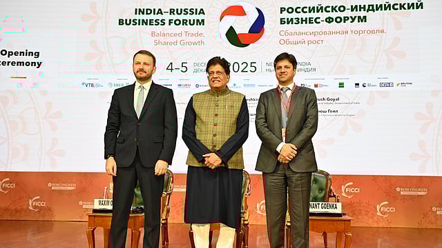 Piyush Goyal Calls for Export Surge to Russia as India’s Share Still Below 2%, Moscow Shows Appetite for Buying Goods and Services
